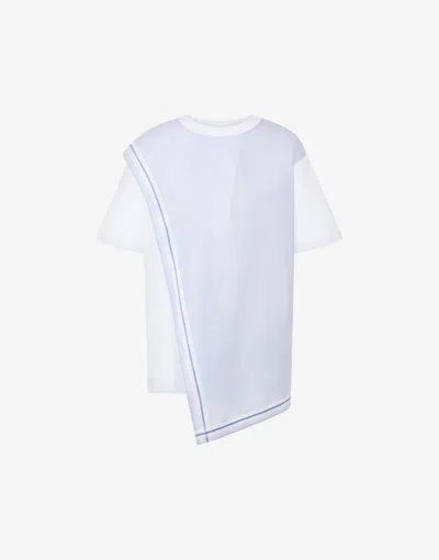 Moschino Interlock T-shirt Handkerchief In Blue
