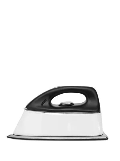 Moschino Iron Clutch In White