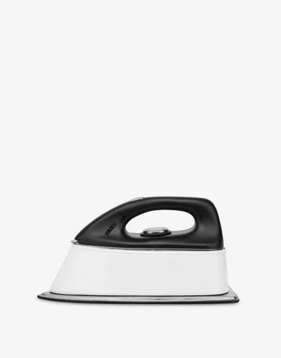 Moschino Iron Handbag In White