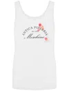 Moschino Stretch Cotton Tank Top Antica Pizzeria