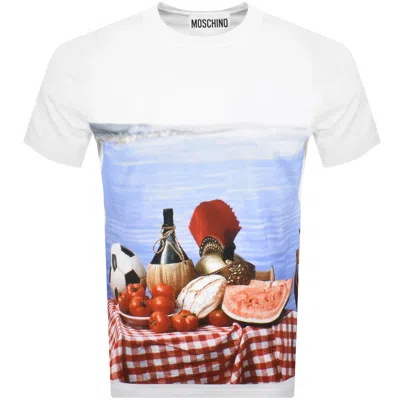 Moschino Italian Inspiration T Shirt White