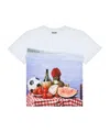 Moschino Italian Inspiration T-shirt In White