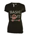 Moschino Item O-neck Short-sleeved T-shirt In Black