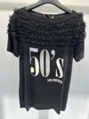 Moschino Item O-neck Short-sleeved T-shirt In Black