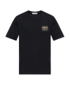 Moschino Item O-neck Short-sleeved T-shirt In Black
