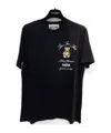 Moschino Item O-neck Short-sleeved T-shirt In Black