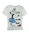 Moschino Item O-neck Short-sleeved T-shirt In White