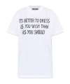 Moschino Archive Slogan Print T-shirt In White
