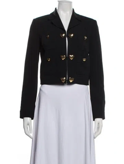 Pre-owned Moschino Jacket In Black