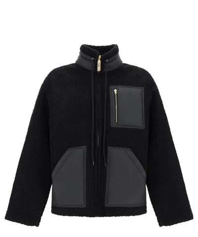 Moschino Jacket In Black