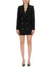 Moschino Couture Jacket Dress In Black