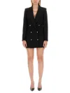 Moschino Couture Jacket Dress In Black
