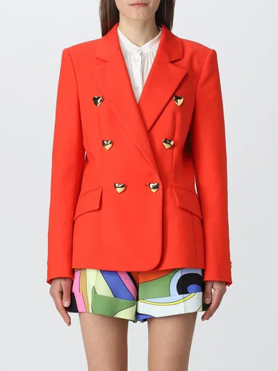 Moschino Jacket  Couture Woman Color Red