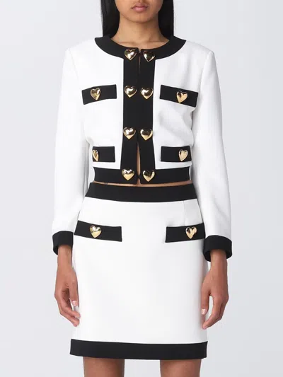 Moschino Blazer  Couture Woman Color White