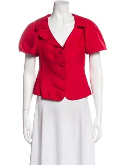 Pre-owned Moschino Jacket In Red