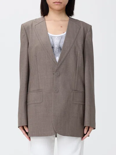 Moschino Jacket Woman  Couture In Brown