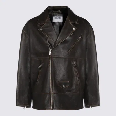 Moschino Jackets In Brown