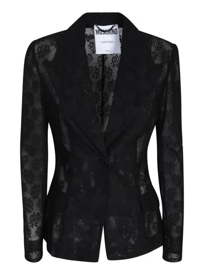 Moschino Jackets In Black