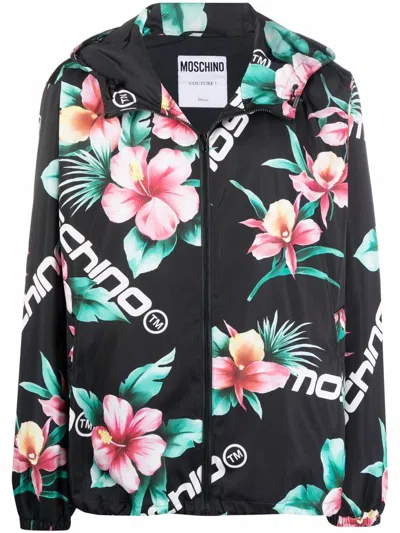 Moschino Jacket In Black