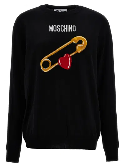 MOSCHINO JACQUARD DESIGN SWEATER