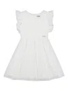Moschino Jacquard Dress In White