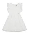 Moschino Jacquard Dress In White