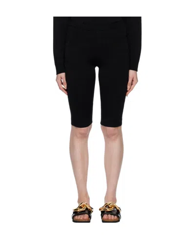 Moschino Jacquard Leggings In Black
