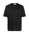 Moschino T-shirt With All Over Logo In Black