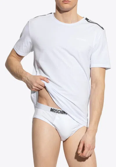 Moschino Jacquard Logo T-shirts - Set Of 2