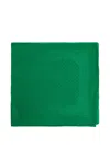 Moschino Letter Pattern Scarf In Green