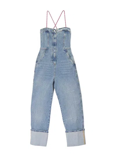 MOSCHINO ABITO SALOPETTE 14 OZ DENIM