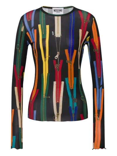 Moschino Jeans Abstract-pattern T-shirt