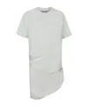 Moschino Jeans Asymmetric Dress In Gray