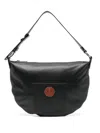 Moschino Jeans Adjustable Leather Shoulder Bag