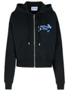 Moschino Long-sleeved Zipper Sweatshirt