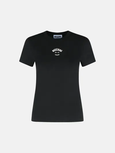 Moschino Black Cotton T-shirt