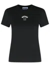 Moschino Jeans Logo Printed Slim-fit T-shirt In Black