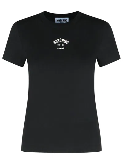 Moschino Jeans Black Cotton T-shirt