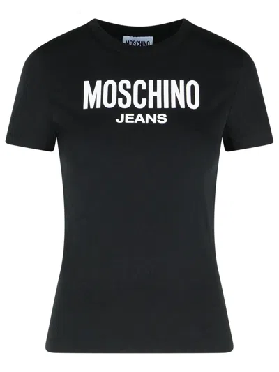 Moschino Jeans Black Cotton T-shirt