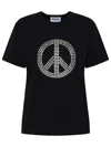 Moschino Jeans Woman T-shirt Black Size L Cotton