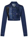 Moschino Jeans Pointed-flat Collar Cotton-blend Jacket