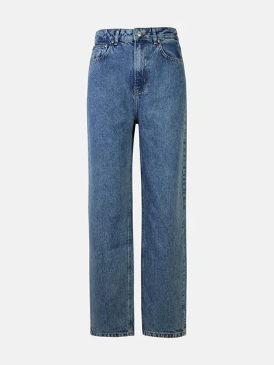 Moschino Blue Cotton Jeans