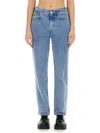 Moschino Jeans Boyfriend Pants In Navy