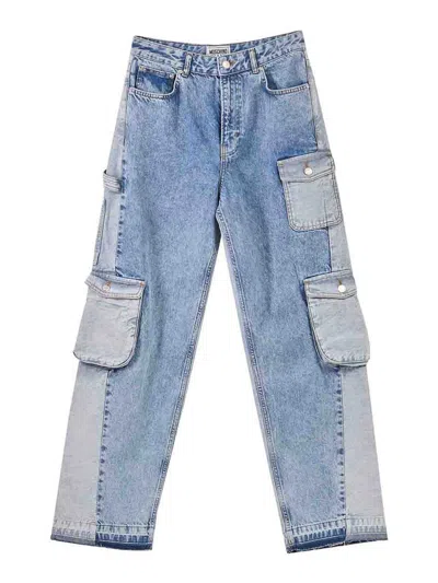 Moschino Jeans Cargo In Blue