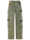 Moschino Vintage Denim Trousers In Grey