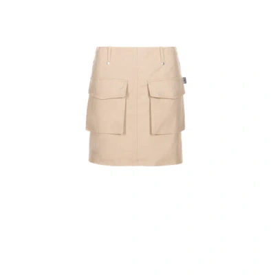 Moschino Jeans Cargo-pockets Miniskirt In Neutrals