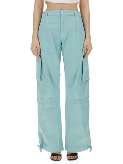 Moschino Jeans Cargo Pants For Women In Blue