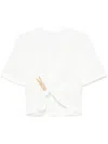 Moschino "urban" T-shirt In White
