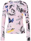 Moschino Collage-print T-shirt In Pink