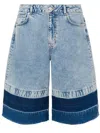 Moschino Colorblock Short In Blue
